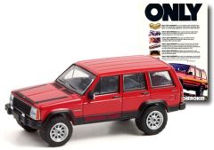 GREEN39080-F - Voiture sous blister - JEEP Cherokee 1984 VINTAGE AD CARS