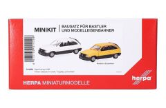 HER014298 - 2 unités en kit à monter - OPEL Corsa A SR jaune et blanc