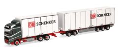 HER316163 - Camion avec dolly et remorque 3 essieux DB SCHENKER – VOLVO FH GL 6x4