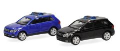 HER013109-003 - 2 unités en kit à monter - VOLKSWAGEN Tiguan avec rampe de signalisation noir et bleu