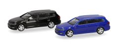 HER013772-003 - 2 unités en kit à monter - VOLKSWAGEN Passat Variant bleu et noir