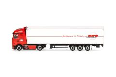 HER962551 - Camion avec remorque frigorifique 3 essieux MEYER LOGISTIK - MERCEDES BENZ Actros ProCabin 4x2