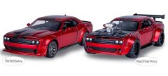 JAM402614 - Voiture de 2022 couleur rouge en KIT - DODGE Challenger SRT Jailbreak 2en1