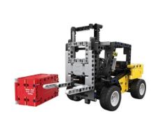 JAM402885 - Engin de chantier en bricks - 500 pièces - Chariot élévateur