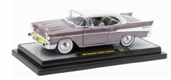 M2M-40300-115B - Voiture de 1957 couleur rose métallisé - CHEVROLET Bel Air Hardtop