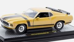 M2M-40300-118B - Voiture de 1970 couleur doré - FORD Mustang Boss 302