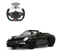 JAM403085 - Voiture télécommandé de couleur noire - PORSCHE 911 Carrera S
