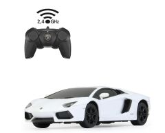 JAM404401 - Voiture télécommandé de couleur blanche - LAMBOGHINI Aventator