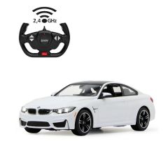 JAM404566 - Voiture télécommandé de couleur blanche - BMW M4 coupé