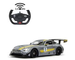 JAM405072 - Voiture télécommandé de couleur grise - MERCEDES AMG GT3 Performance #1
