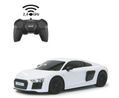 JAM405101 - Voiture télécommandé de couleur blanche - AUDI R8 de 2015
