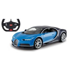 JAM405135 - Voiture télécommandée de couleur bleu et noir – BUGATTI chiron