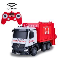 JAM408305 - Camion poubelle télécommandé - VEOLIA - MERCEDES Antos 6x4