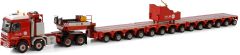 WSI410284 - Camion avec ballast et remorque aux coulerus ALE – MERCEDES Actros 8x8