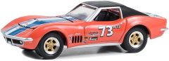 GREEN41135-B - Voiture de 1969 couleur rouge - CHEVROLET Corvette