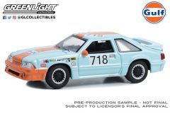 GREEN41135-E - Voiture de 1989 couleur bleu - FORD Mustang GT