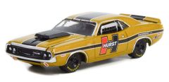GREEN41140-C - Voiture sous blister de la série RUNNING ON EMPTY - DODGE Challenger RT de 1970 Performance Plus