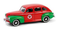 GREEN41165-A - Voiture sous blister de la série TEXACO - FORD FORDOR Super Deluxe 1948 TEXACO