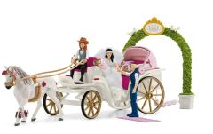 SHL42641 - Figurine et accessoire de l'univers Horse Club - La calèche des mariés