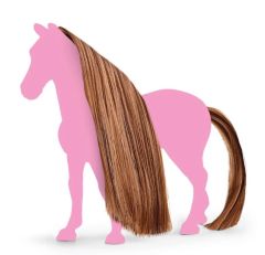 SHL42651 - Accessoire pour chevaux - Crinière et queue de couleur marron - Sofia's beauties