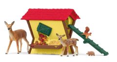 SHL42658 - Accessoire et figurine de l'univers des animaux sauvage - Cabane des animaux de la forêt