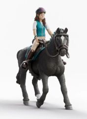 SHL42712 - Figurine de l'univers Horse Club - Cavalière Lisa et Storm