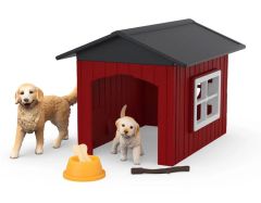SHL42722 - Figurine de l'univers Farm World - Niche avec Golden Retriever