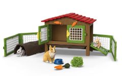 SHL42728 - Figurine de l'univers Farm World - Clapier à Lapins