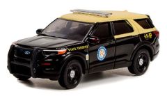 GREEN42990-F - Voiture sous blister de la série HOT PURSUIT - FORD Police Interceptor Utility de 2021 Florida Hoghway Patrol