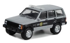 GREEN43010-D - Voiture sous blister de la série HOT PURSUIT - JEEP Cherokee 1995 Patrouilleur de l'État de Caroline du Nord