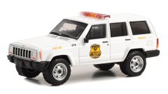 GREEN43015-A - Voiture sous blister de la série HOT PURSUIT - JEEP Cherokee de 2000 Services secrets des États-Unis