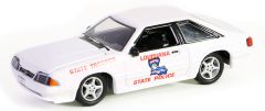 GREEN43030-C - Voiture sous blister de la série HOT PURSUIT - FORD Mustang SSP 1993 Police de Louisiane