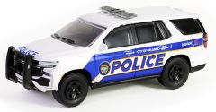 GREEN43030-E - Voiture sous blister de la série HOT PURSUIT - CHEVROLET Tahoe Police Pursuit 2022 Police d'Orlando