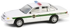 GREEN43035-C - Voiture sous blister de la série HOT PURSUIT - Services de douane des Etats-Unis - FORD Crown Victoria 1997
