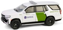 GREEN43035-F - Voiture sous blister de la série HOT PURSUIT - Services de douane des Etats-Unis - CHEVROLET Tahoe 2023