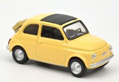 NOREV430401C - Voiture de 1965 couleur jaune – FIAT 500F