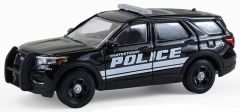GREEN43050-D - Voiture sous blister de la série HOT PURSUIT - Police de Whitestown - FORD Police Interceptor Utility 2023