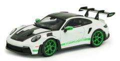 SOL4314801 - Voiture de 2023 blanche avec décor verte - Tribute To Carrera RS Package - PORSCHE 911 - 992 GT3 RS