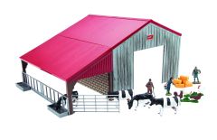 BRI43388 - Hangar avec personnages et accessoires 
