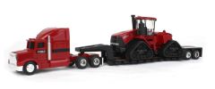 ERT44278 - Tracteur CASE IH 620 Quadtrac avec camion et porte engin surbaissé