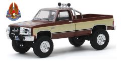 GREEN44860-F - Voiture sous blister de la série FALL GUY - GMC K-2500 Sierra 1982