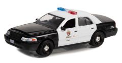 GREEN44970-E - Voiture sous blister du film DRIVE 2011 - FORD Crown victoria Police Interceptor 2001