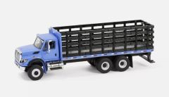 GREEN45190-B - Camion avec remorque à ridelles sous blister de la série SD TRUCKS - INTERNATIONAL Workstar 6x4 de 2018