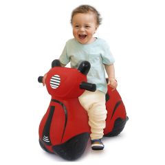 Trougeinette de couleur rouge rebondissante avec pompe