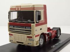 PRX47111 - Camion solo de couleur beige et rouge - DAF 95 XF 430 4x2