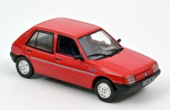 NOREV471731 - Voiture de 1988 couleur rouge – PEUGEOT 205 junior