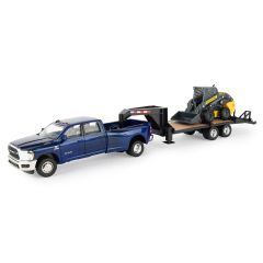 ERT47269 - Pick-up DODGE RAM 3500 avec plateau et mini-chargeuse NEW HOLLAND L230