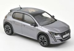 NOREV472834 - Voiture de 2019 couleur grise - PEUGEOT 208 GT Line