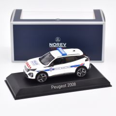 NOREV472876 - Voiture de la Police municipale avec bande rouge et blanche – PEUGEOT 2008