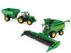 BRI47358 - Ensemble de récolte JOHN DEERE – Tracteur 7240R et Moissonneuse S780